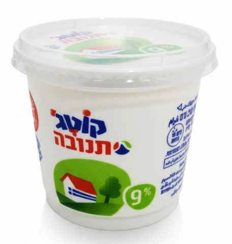 תנובה קוטג' מהדרין 9% שומן 250 גרם