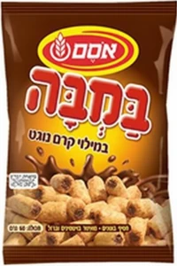 במבה במילוי קרם נוגט 60 גרם