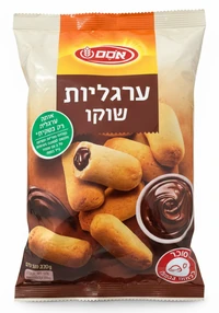 ערגליות שוקולד אסם (מארז 12 יחידות)