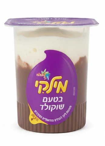 מילקי שוקו מהדרין בטעם קצפת 170 מ"ל