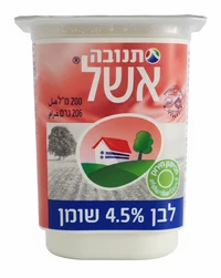 אשל לבן מהדרין 4.5% שומן 200 מ"ל תנובה
