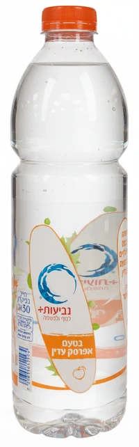 נביעות פלוס מים מינרליים בטעם אפרסק עדין 1.5 ליטר