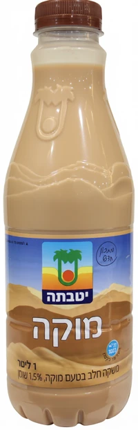 משקה מוקה יטבתה מהדרין 2% 1 ליטר