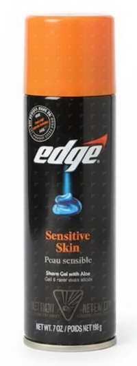 אדג' פרו ג'ל גילוח כתום לעור רגיש