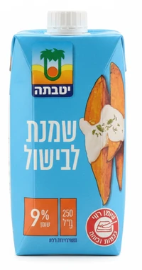 שמנת לבישול 9% 250 מ"ל יטבתה