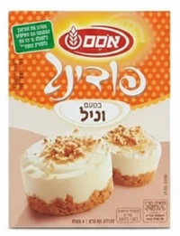 אסם פודינג אינסטנט וניל - מארז 12 יחידות