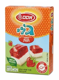 אסם ג'לי תות שדה צבעים טבעיים - מארז 12 יחידות