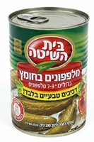 מלפפון בחומץ 7-9 בית השיטה 560 גרם
