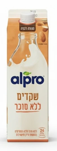 אלפרו משקה שקדים ללא תוספת סוכר 1 ליטר