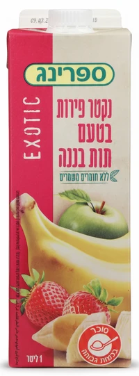 נקטר ספרינג תות בננה 1 ליטר