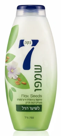 שמפו נקה 7 ירוק לשיער רגיל 750 מ"ל