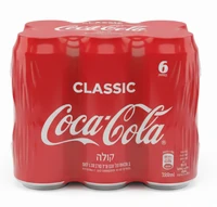 קוקה קולה פרידג' פאק מארז שישיית פחיות 330 מ"ל