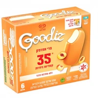 מאגדת גודיז פרי אפרסק יוגורט בציפוי 300 גרם שטראוס