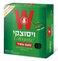 תה ויסוצקי קלאסיק טעם עשיר 100 שקיקים