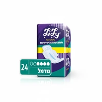 24 תחבושות לילי נורמל+ עם כנפיים