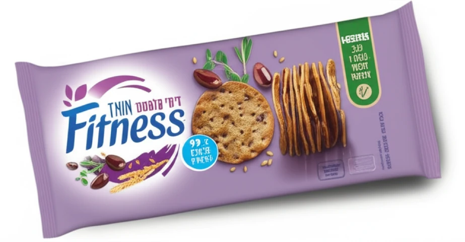 פיטנס קרקר דק זיתי קלמטה 140 גרם