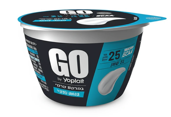 יופלה GO יוגורט טבעי 0% שומן, 2 יחידות