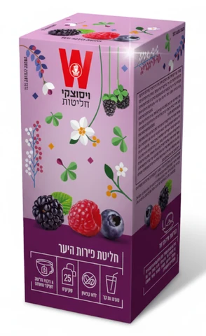 ויסוצקי - חליטת פירות יער הגן הקסום 25 שקיקים