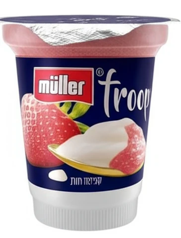 מולר פרופ יוגורט ביו עם קציפת תות 3% שומן 150 גרם