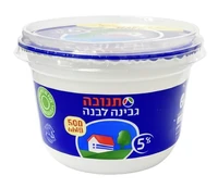 גבינה לבנה 5% שומן 500 גרם