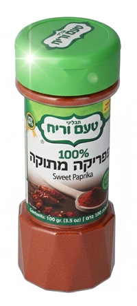 פפריקה מתוקה במיכל 100 גרם