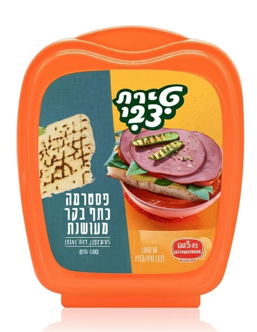 טירת צבי פסטרמה כתף בקר מעושן 400 גרם