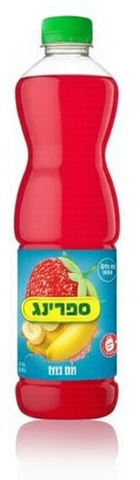 ספרינג מיץ בטעם תות בננה 1.5 ליטר פיקדון