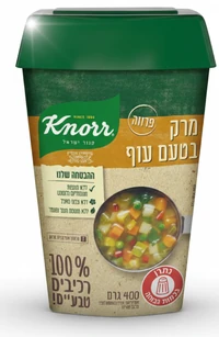 קנור מרק בטעם עוף רכיבים טבעיים 400 גרם