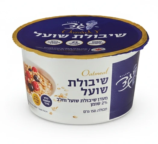 גד מעדן שיבולת שועל וחלב 2% שומן