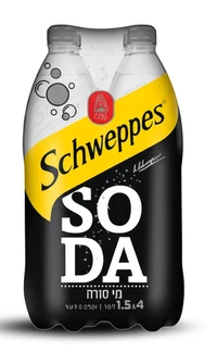 מארז רביעיית סודה 1.5 ליטר שוופס