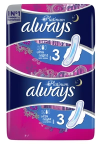 אולוויז תחבושות פלטינום לילה 16 יח'