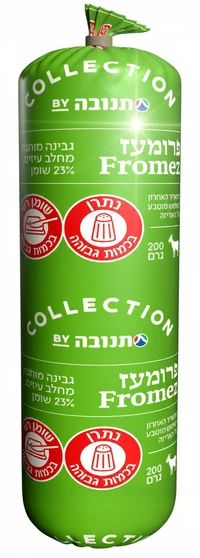 גבינת עזים פרומעז גליל 23%, 200 גרם