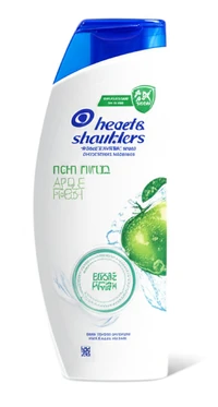 הד אנד שולדרס שמפו למניעת קשקשים בניחוח תפוח 625 מ"ל