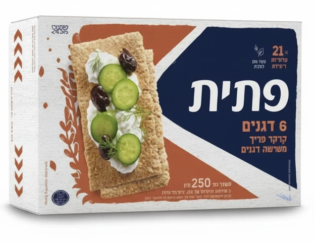 פתית קרקר 6 דגנים 250 גרם בד"צ
