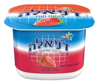 מעדן גבינה ויוגורט בטעם תות 5% שומן 88 גרם דניאלה