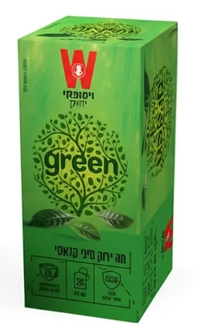 תה ירוק סיני קלאסי 25 שקיקים ויסוצקי