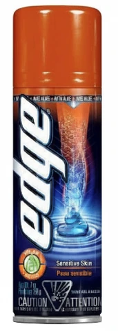 אדג' פרו ג'ל גילוח כתום לעור רגיש 200 גרם