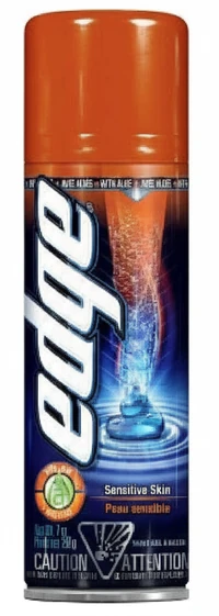 אדג' פרו ג'ל גילוח כתום לעור רגיש 198 גרם