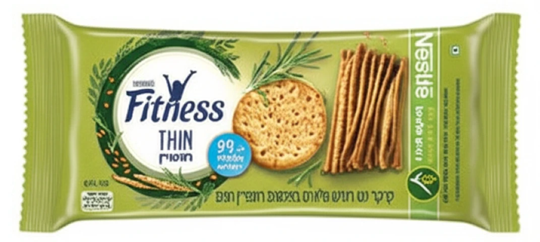 פיטנס קרקר דק רוזמרין 140 גרם