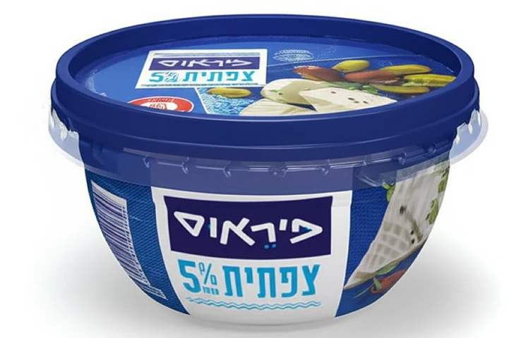 גבינת צפתית פיראוס 5% 200 גרם