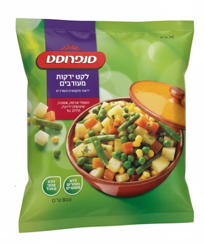 לקט ירקות מעורבים 800 גרם סנפרוסט