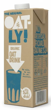 אוטלי משקה שיבולת שועל אורגני, 1 ליטר