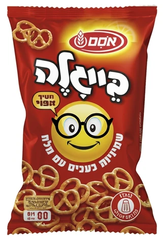 אסם - בייגלה שמיניות קטנות עם מלח 80 גרם