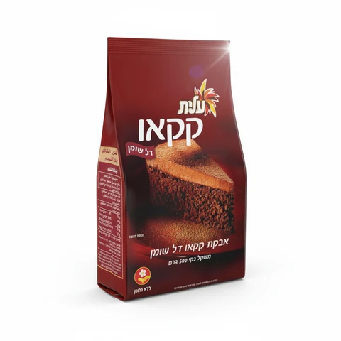 אבקת קקאו עלית שקית 500 גרם