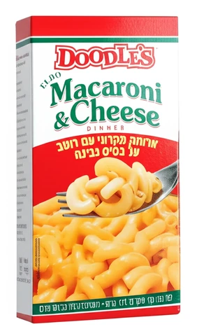 דודלס מקרוני ברוטב גבינה 206 גרם