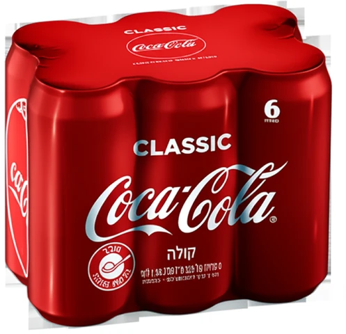 קוקה קולה פרידג' פאק 6 x 330 מ"ל