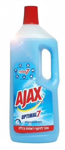 אג'קס 7 פעולות לניקוי כללי כחול 2 ליטר