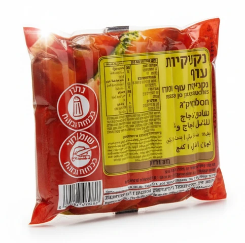 נקניקיות עוף טריות זוגלובק 1 ק"ג