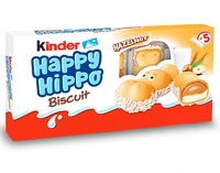 קינדר - הפי היפו וופל במילוי אגוזי לוז 5 יחידות