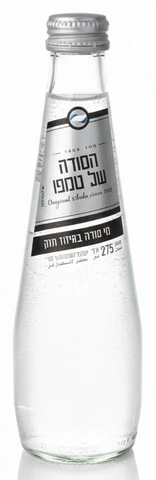 סודה טמפו בגיזוז חזק בבקבוק זכוכית 275 מ"ל